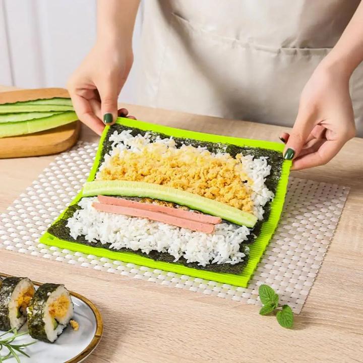 Produktbild Sushimatte Rollmatte Silikonmatte Sushi Sushimaker 22 cm x 20 cm Sushi Matte