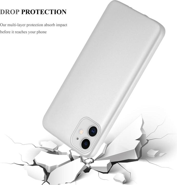Image du produit Cadorabo Couverture métallique mate TPU (Apple iPhone 11)