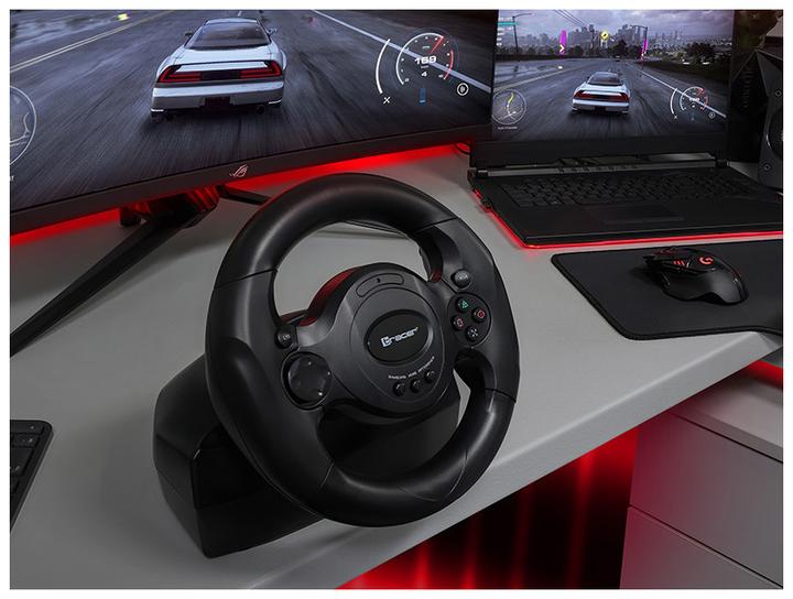 Actual product image Tracer Rayder 4 in 1 Steering Wheel (PC, PS3, Xbox One S, PS4)