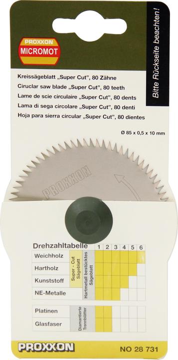 Productafbeelding Proxxon Cirkelzaagblad "Super-Cut