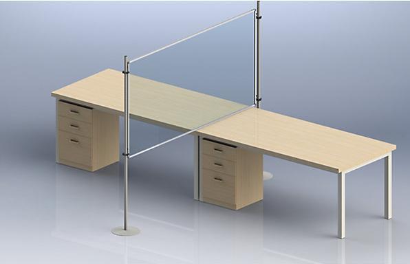 Produktbild eurokraft basic Funktions-Trennwand (1800 x 1200 mm)