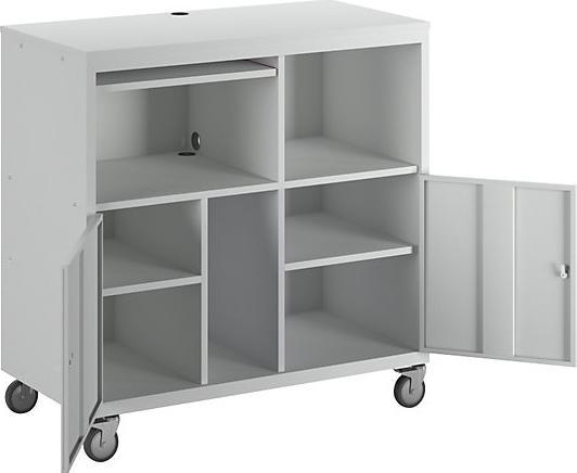Image du produit eurokraft basic Pupitre pour PC, mobile (118 cm, 118.40 cm)