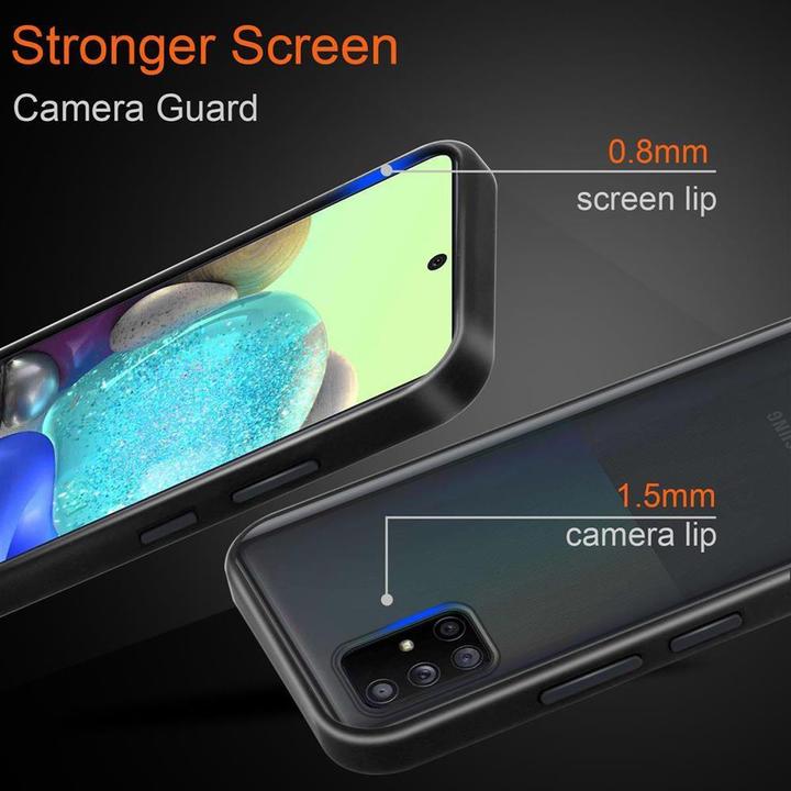 Actual product image Cadorabo Hybrid Matt Cover (Samsung Galaxy A71)