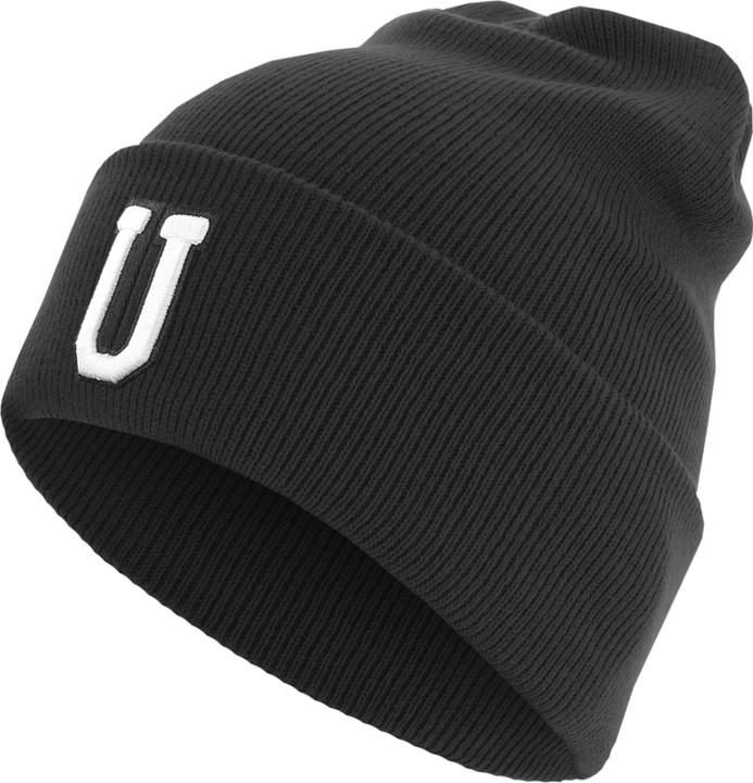 Masterdis Letter Cuff Knit Beanie (One Size)