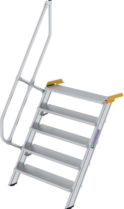 Munk Treppe 60° Stufenbreite 1000 mm 5 Stufen Aluminium geriffelt (100 cm)