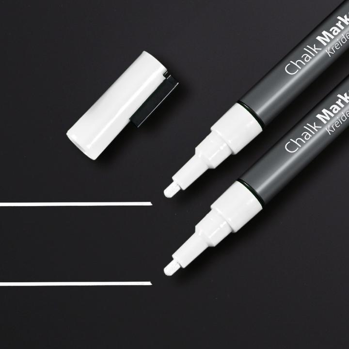 Produktbild Sigel Artverum Kreidemarker 20 Rund (1-2 mm) (Schwarz, 2 mm, 2 x)