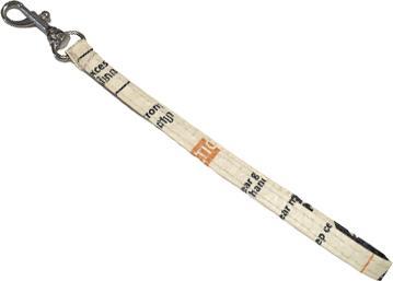 Actual product image Bekos Upcycling - Zipper Purse from Recycled Cement Bags Camel