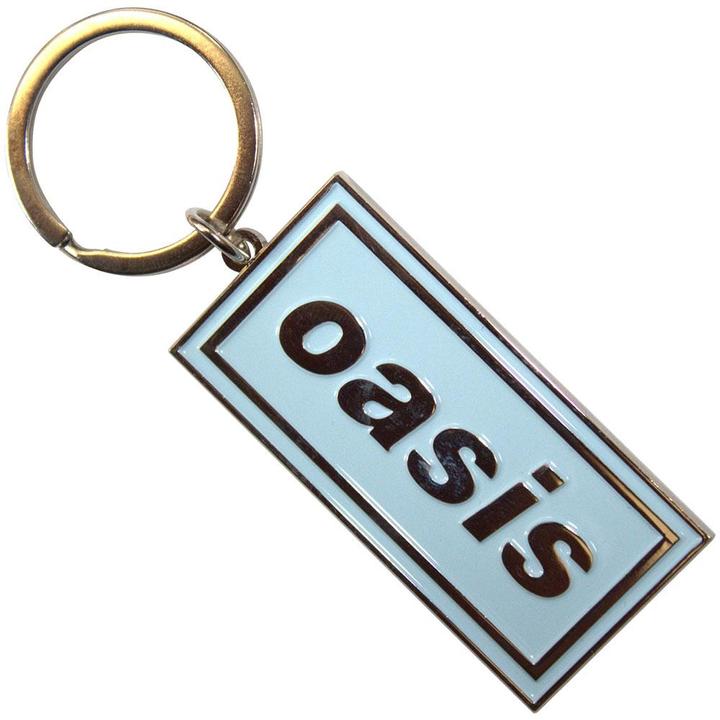 Oasis Emaille Schlüsselanhänger Logo