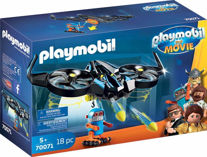 Produktbild Playmobil The Movie Robotitron mit Drohne (70071, Playmobil The Movie)