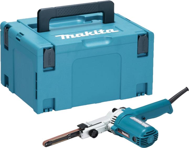 Productafbeelding Makita 9032 J Elektronische vijl Elektrische bandvijl 500 watt 9 mm + Makpac (Bandschuurmachine, 500 W)