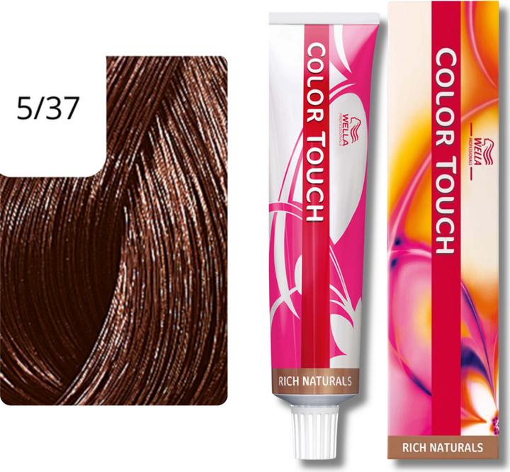 Produktbild Wella Color Touch Rich Naturals (5/37 Hellbraun Gold-Braun)