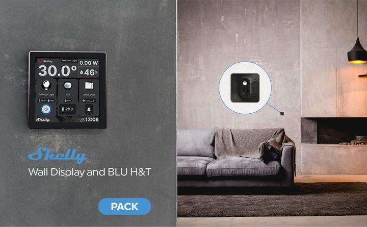 Actual product image Shelly Wall Display Black + BLU H&T Black