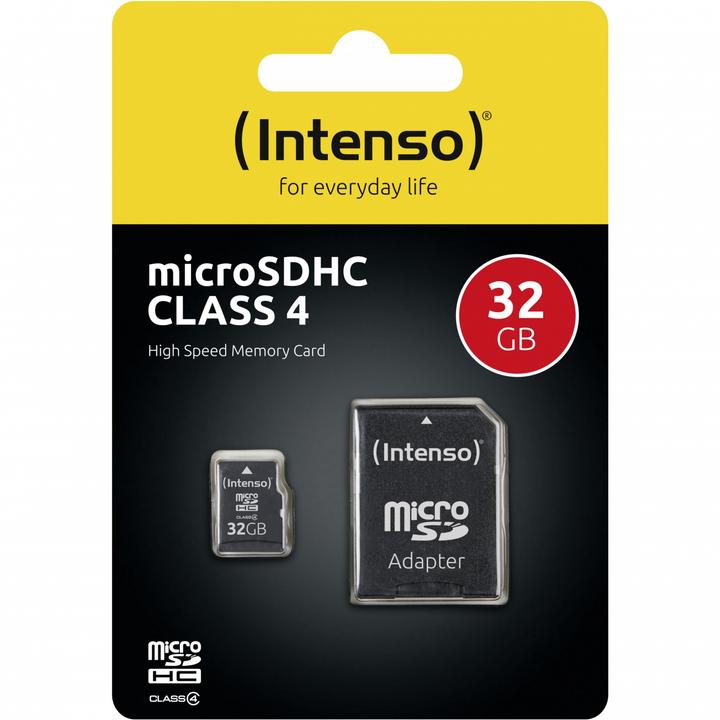 Immagine prodotto Intenso microSD Classe 4 (32 GB, microSDHC)