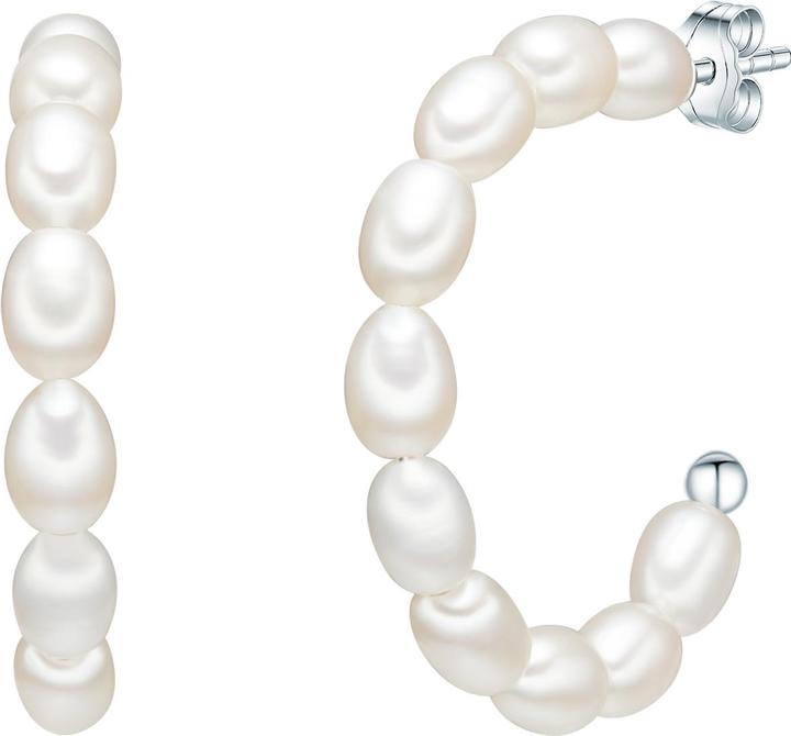 Valero Pearls Perle d'acqua dolce d'argento da donna - 3214 (Argento)
