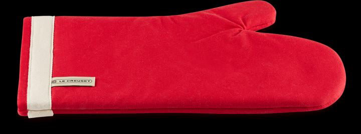 Actual product image Le Creuset Oven Glove Cherry Red (100 % cotton)