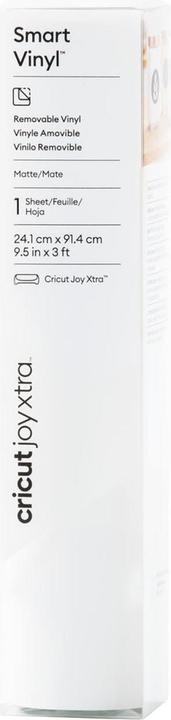 Cricut Joy Xtra Smart removable vinyl film 24.1 x 91.4 cm, white