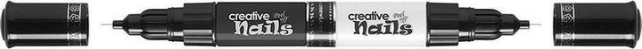 Produktbild Creative Nails Lackstift 2er (Nagellacktrockner, Weiss, Schwarz)