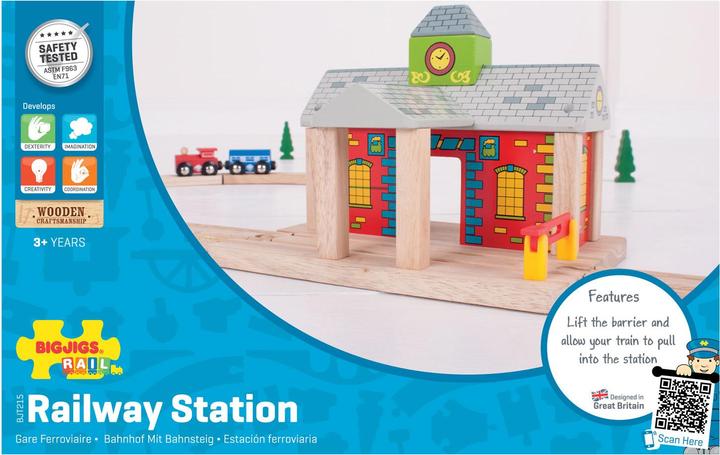 Immagine prodotto Bigjigs Stazione ferroviaria in legno