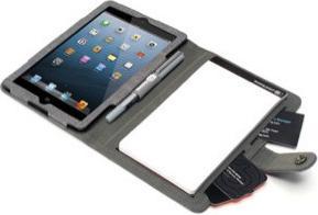 Produktbild booq pad, Tasche mit integr. Notizblock für iPad mini - Grau (iPad mini)