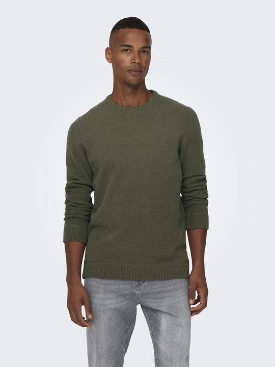 Produktbild Only & Sons Einfarbiger Strickpullover (S)