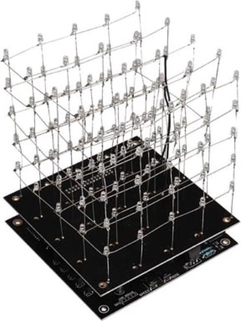 Produktbild Whadda WSL8018W LED Bausatz 3D-LED-Würfel 5 x 5 x 5 (weisse LED)