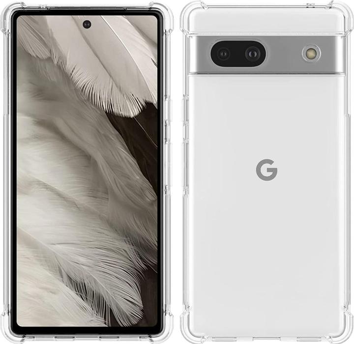 Actual product image Screenguard Google Pixel 7a Case Crystal Soft Airbag Bumper (Google Pixel 7a)
