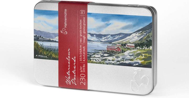 Actual product image Hahnemühle Watercolour postcards (A6, Special ruling, No binding)