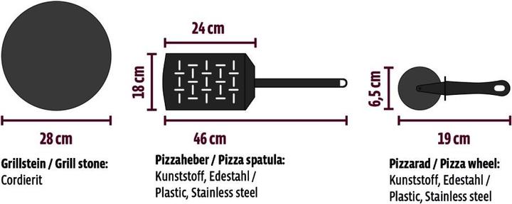 Actual product image Xavax Pizza set