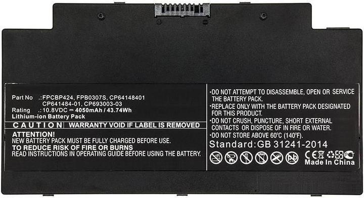 Produktbild CoreParts Laptop Battery for Fujitsu (4050 mAh)