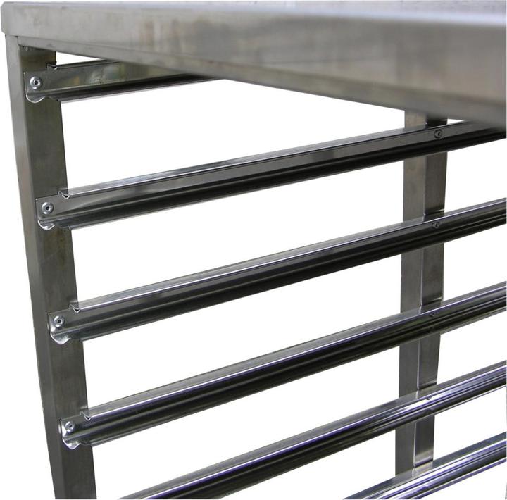 Immagine prodotto GN Schalen Carrello di trasporto GN 2/1 in acciaio inox 7 binari di supporto