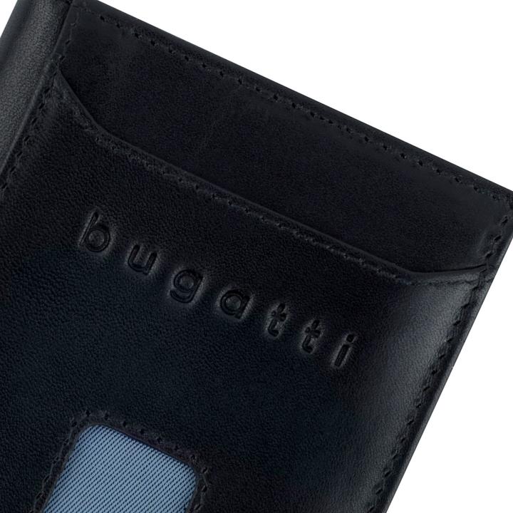 Produktbild Bugatti Secure Slim - RFID Kreditkartenhalter mit Wiener Münzfach Romano