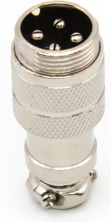 Produktbild Purecrea GX16-4P Stecker 16mm Male für Kabelmontage