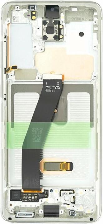 Produktbild Samsung Display + Rahmen (ohne Kamera) G980F / G981B Galaxy S20 / 5G weiss GH82-31432B (Display, Galaxy S20 5G, Galaxy S20)