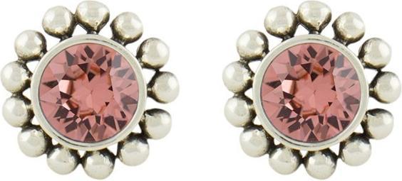 Produktbild Steinkult Ohrringe "Amy" (925 Sterling Silber versilbert, Messing, 18 Kt. Vergoldet, Kristallstein)