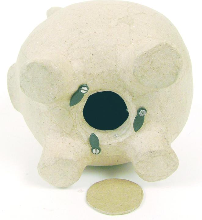 Actual product image Décopatch DECOPATCH papier-mâché money box (12 x 12 x 12 cm)