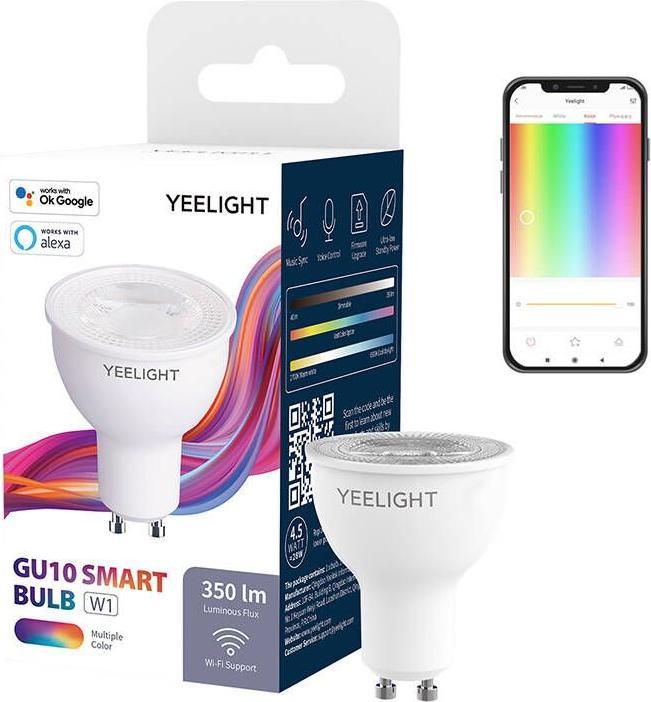 Actual product image Yeelight Smart LED (GU10, 4.50 W, 350 lm, 1 x, F)