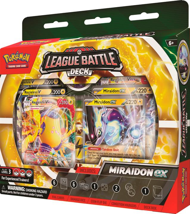 Image du produit Pokémon JCC : Deck Combat de Ligue Miraidon-ex (Anglais, Pont)