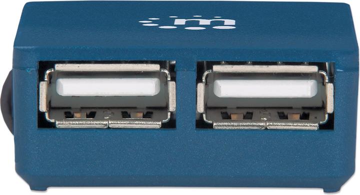 Produktbild Manhattan 4 Port USB 2.0-Hub (USB-A, 4 Ports)