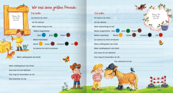 Produktbild Freundebuch Kindergarten Pferde (Deutsch, Sabine Kraushaar, 2020)