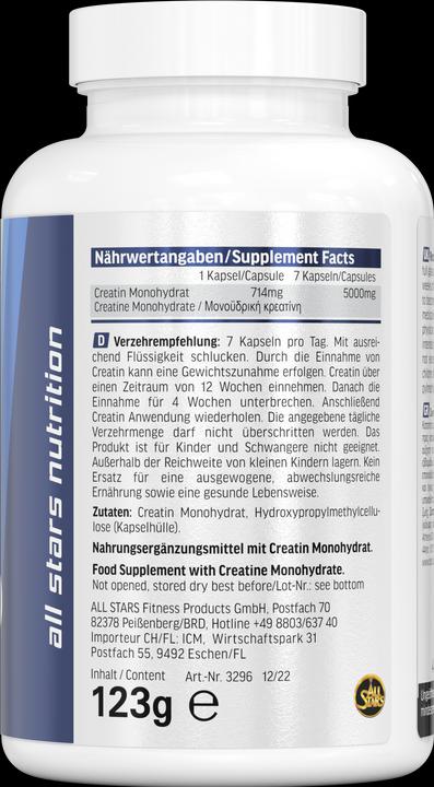 Actual product image All Stars Creatine Mega Caps (150 Piece, Capsules, 300 g)