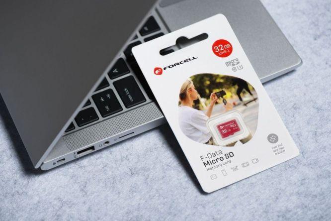 Produktbild Forcell Memory cards F-DATA memory card 32GB UHS-I U3 class 10 (32 GB, microSD, U3, UHS-I)