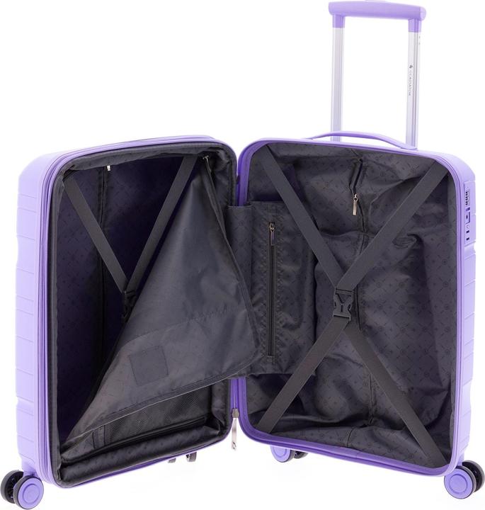 Actual product image Wüsthof 3800 4-wheel cabin trolley 55 cm with stretch fold (36 l, Hand luggage (up to 50 litres))