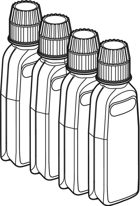 Productafbeelding Geberit AquaClean Ontkalkingsmiddel Set van 4 (500 ml)