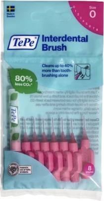 TePe Original Interdental Toothbrushes 0.4Mm Pink 8Pcs (8 x, 0.40 mm)