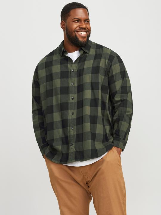 Actual product image Jack & Jones Check Plus Size Shirt (XXL)