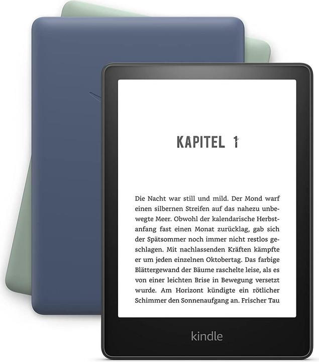 Actual product image Amazon Kindle Paperwhite (2021) eReader (6.80", 16 GB, Denim blue)