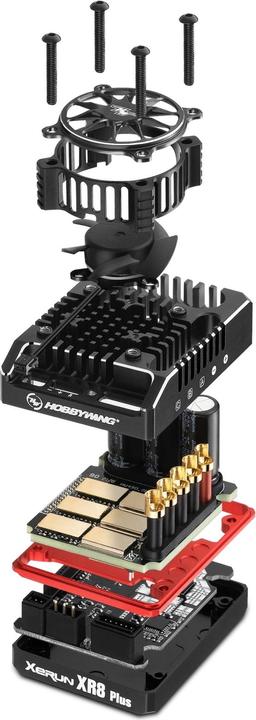 Actual product image Hobbywing Brushless controller Xerun XR8 Plus G2S 200A, 2-6S