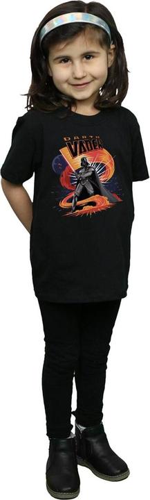 Produktbild Star Wars Darth Vader Swirling Fury TShirt Mädchen (140, 146)