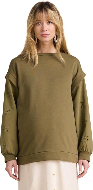 Produktbild Envie de Fraise Umstands-Sweatshirt mit Materialmix (42)