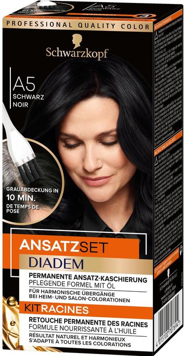 Produktbild Schwarzkopf Ansatzset Diadem (R5 Schwarz)